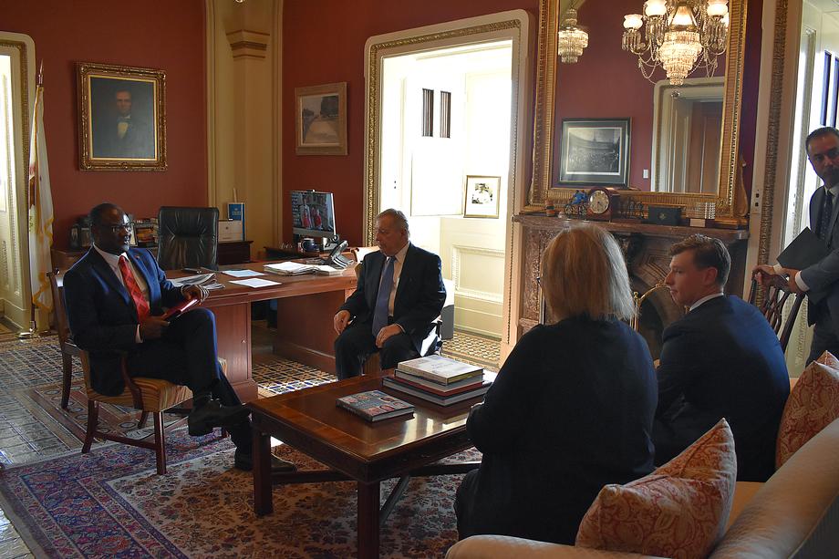 DURBIN MEETS WITH ILLINOIS STATE UNIVERSITY PRESIDENT